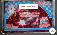 FRIJOLES ROJOS DE SEDA AZ DE OROS