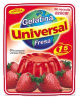 Gelatina Fresa Universal 250gr.