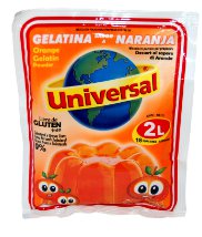 Gelatina Naranja Universal 250 gr.